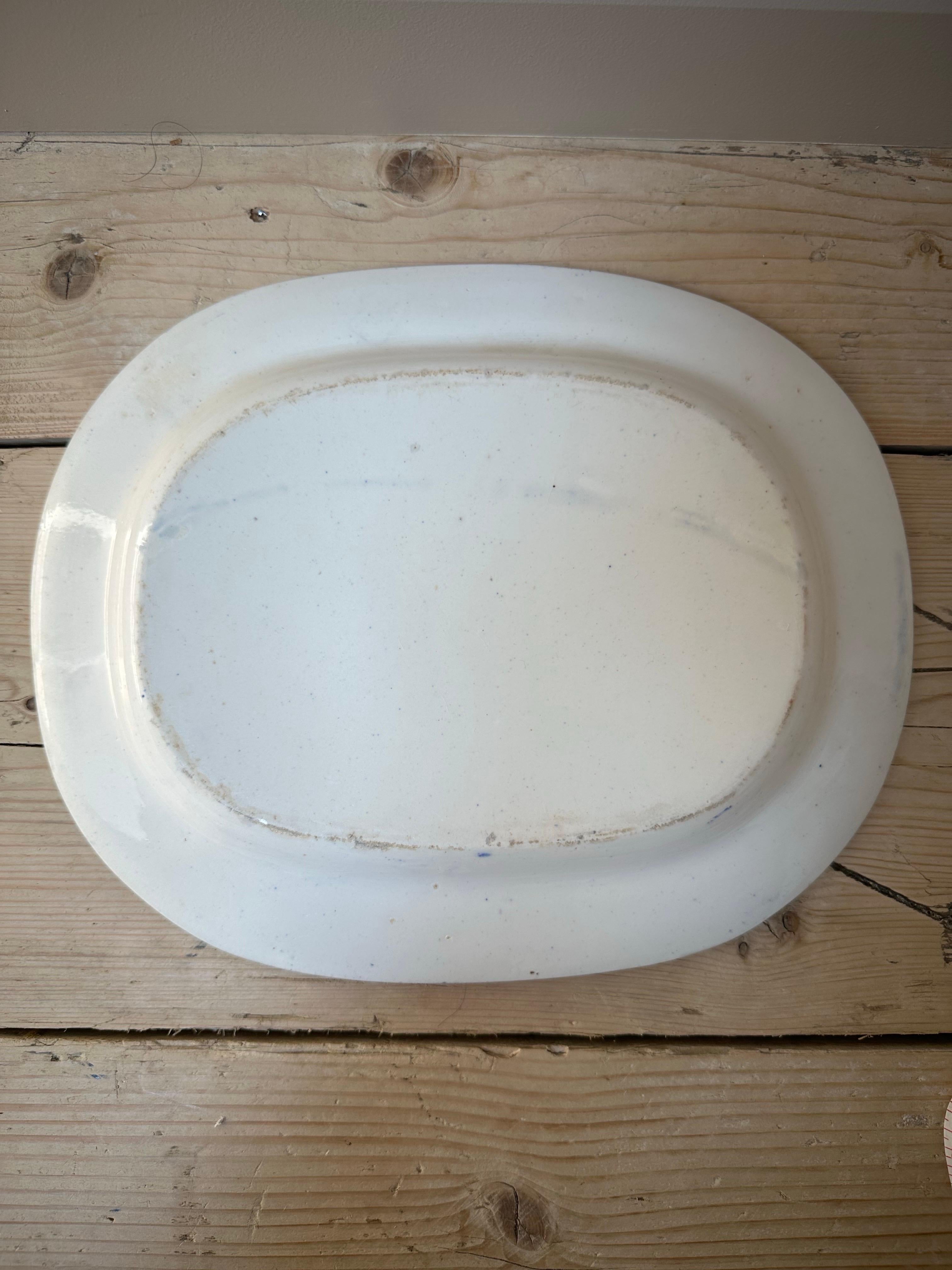 Plat moyen bleu et blanc en forme de faisan asiatique, 19e siècle en vente 9