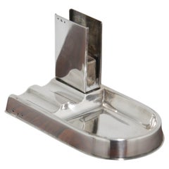 Cenicero y Cerillero de Plata Art Decó Húngaro