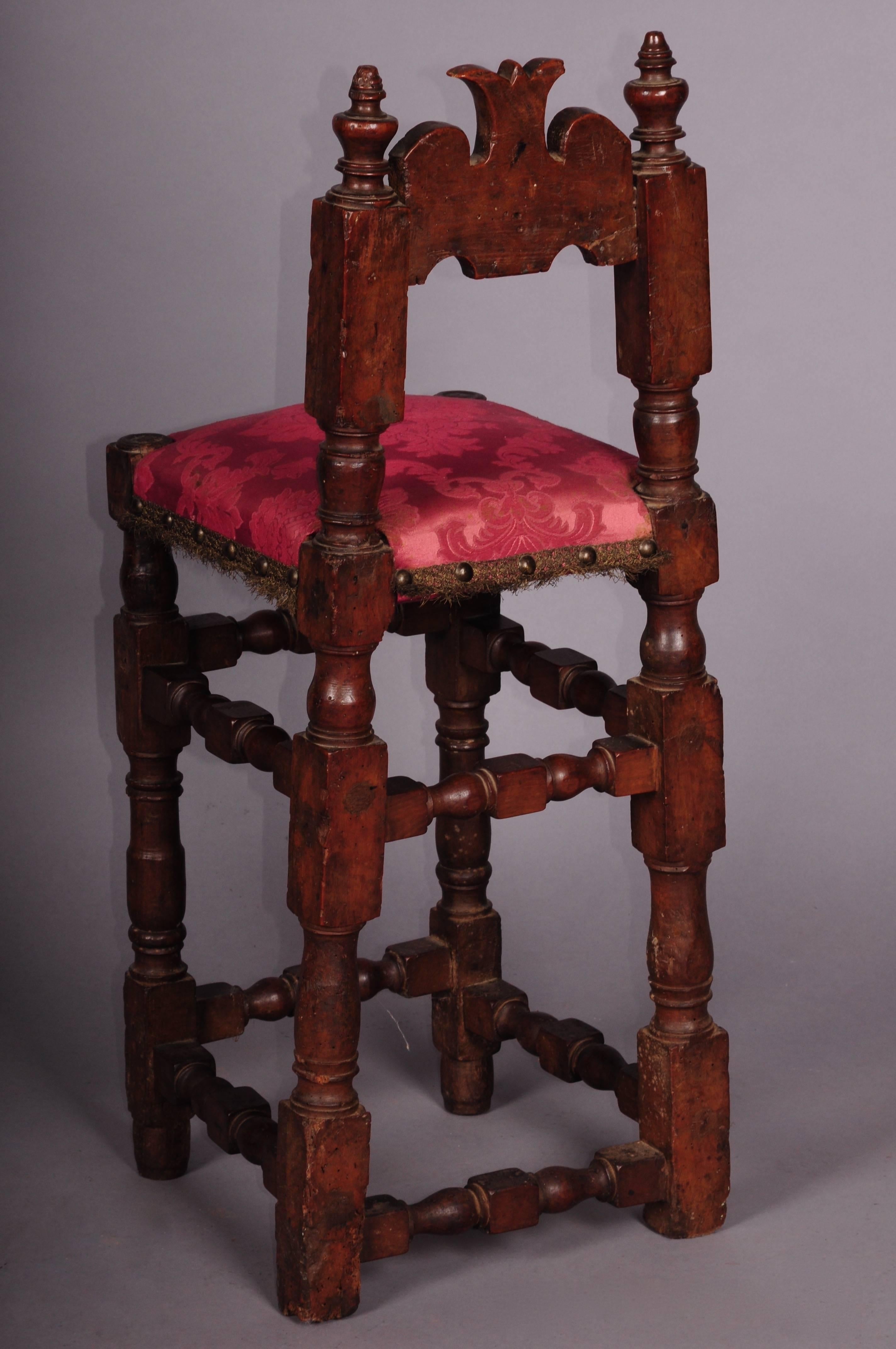 Louis XIII child`s chair