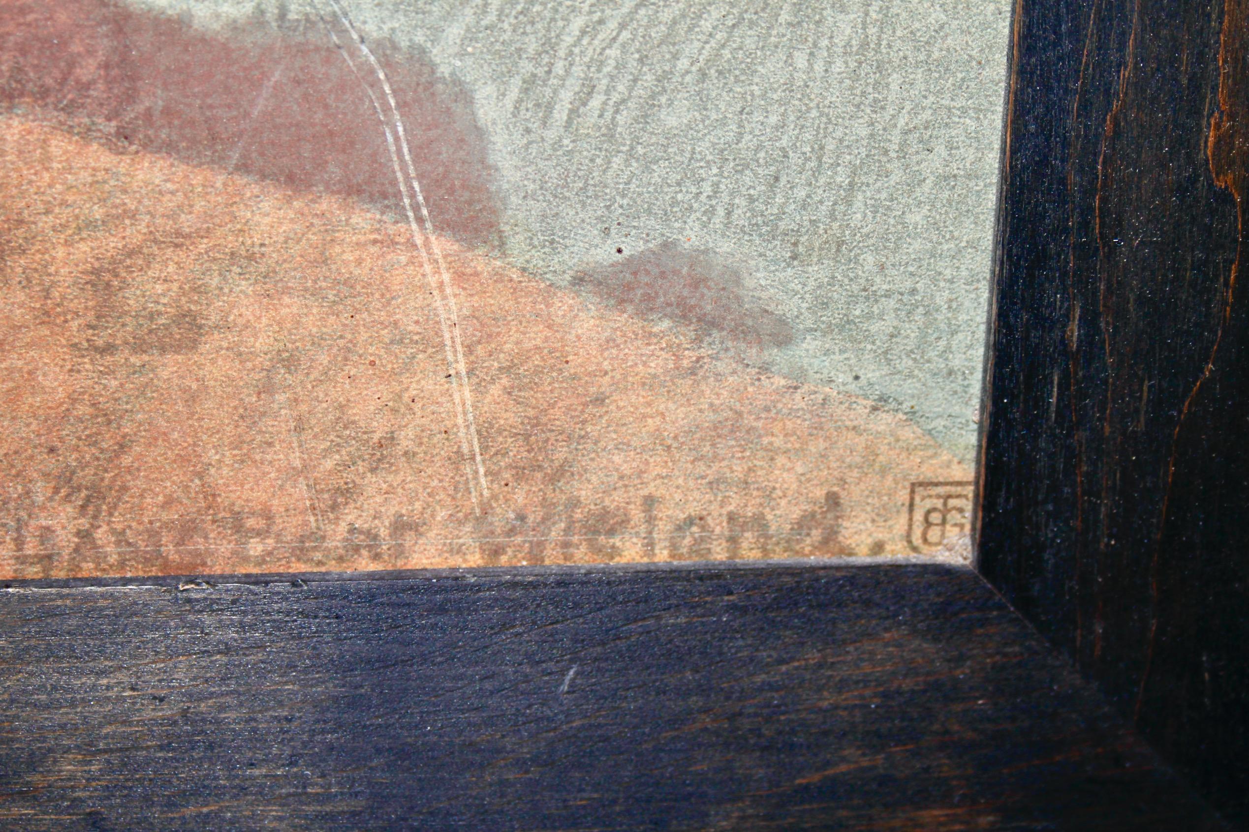 Schweizer Oberländer Landschaftslithographie um 1900 im Zustand „Gut“ im Angebot in grand Lancy, CH