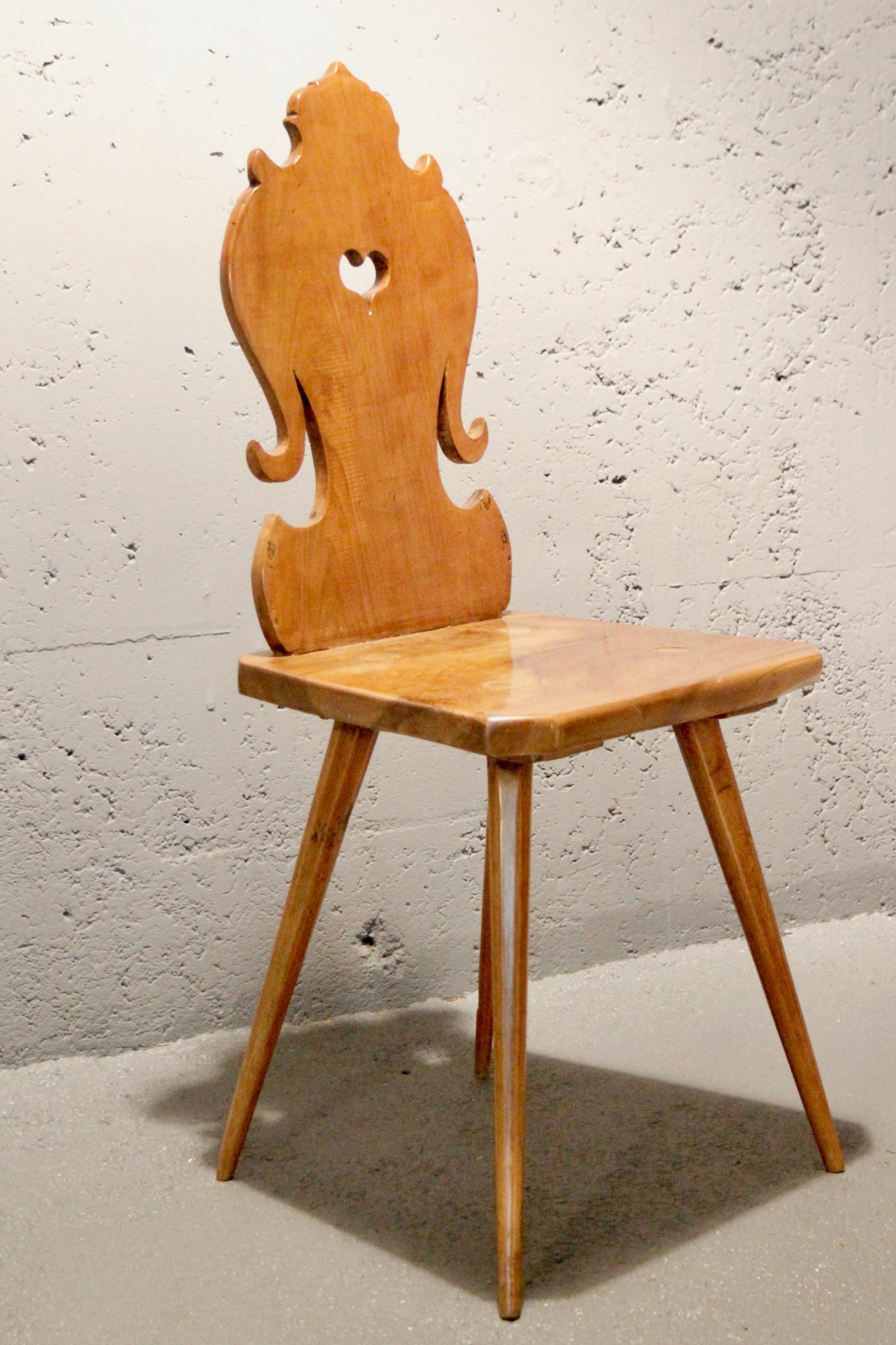 Mid-19th Century Swiss alp escabelle A 100 For Sale