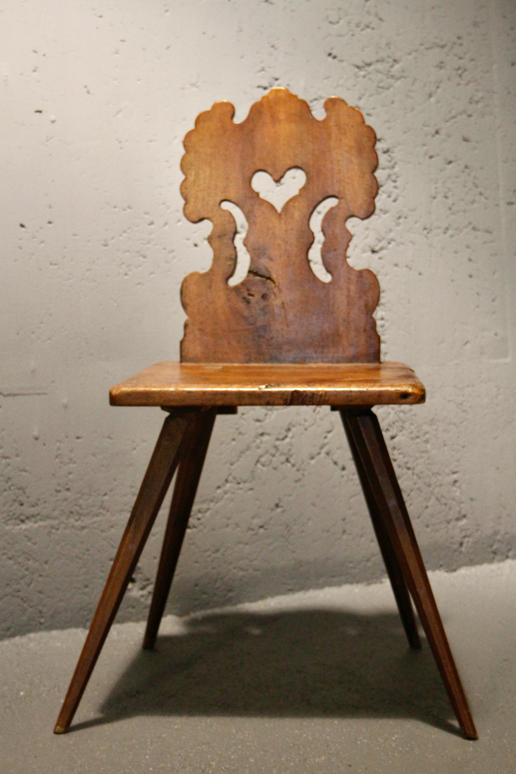 Mid-19th Century Swiss alp escabelle A 101 For Sale
