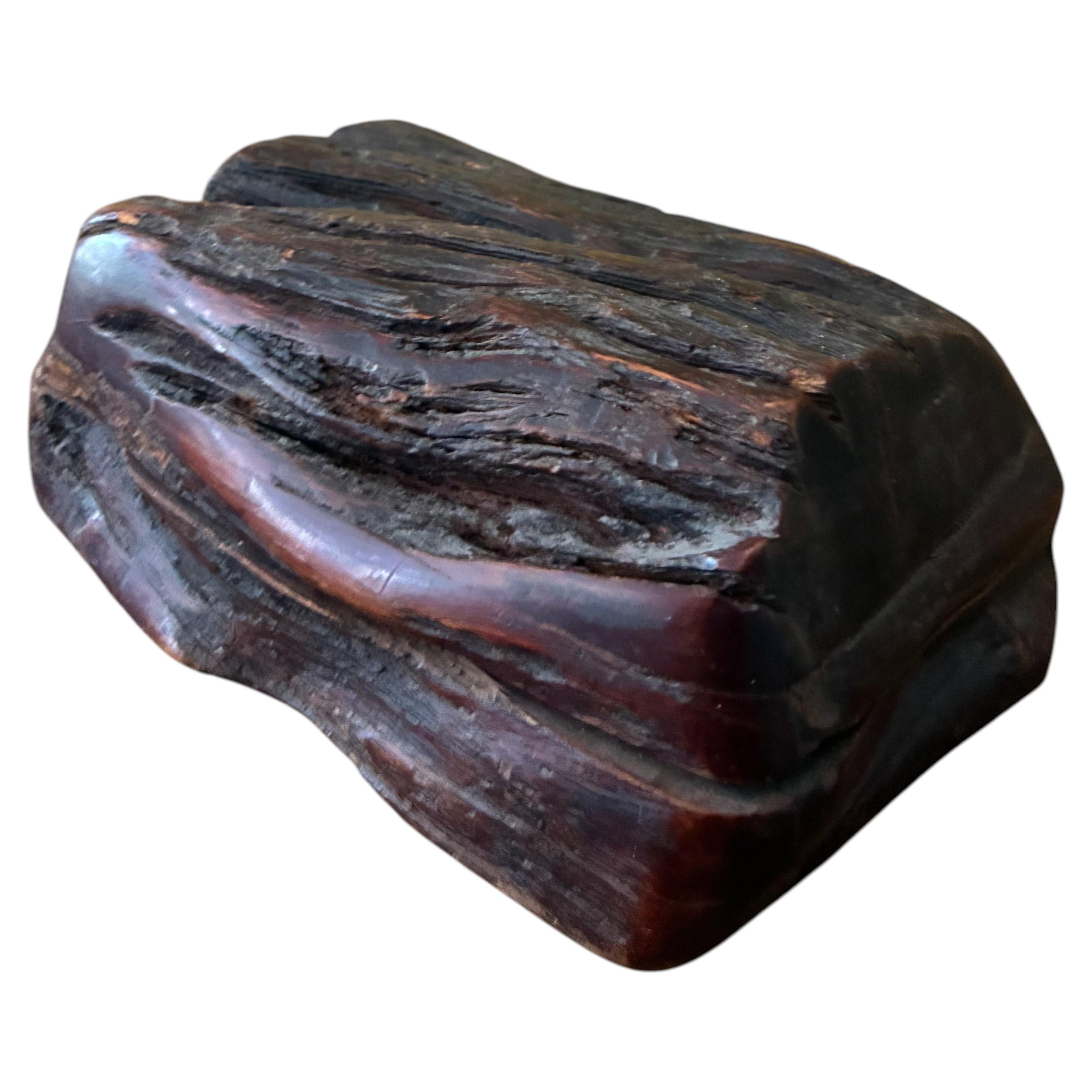 Decorative wood box in the style of Alexandre Noll