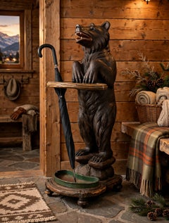 Umbrella stand from the Brienz region of Switzerland, a very beautiful specimen