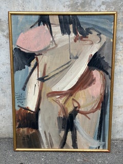 Wall painting by Wenger Swiss artiste dated 67