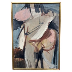 Wall painting by Wenger Swiss artiste dated 67