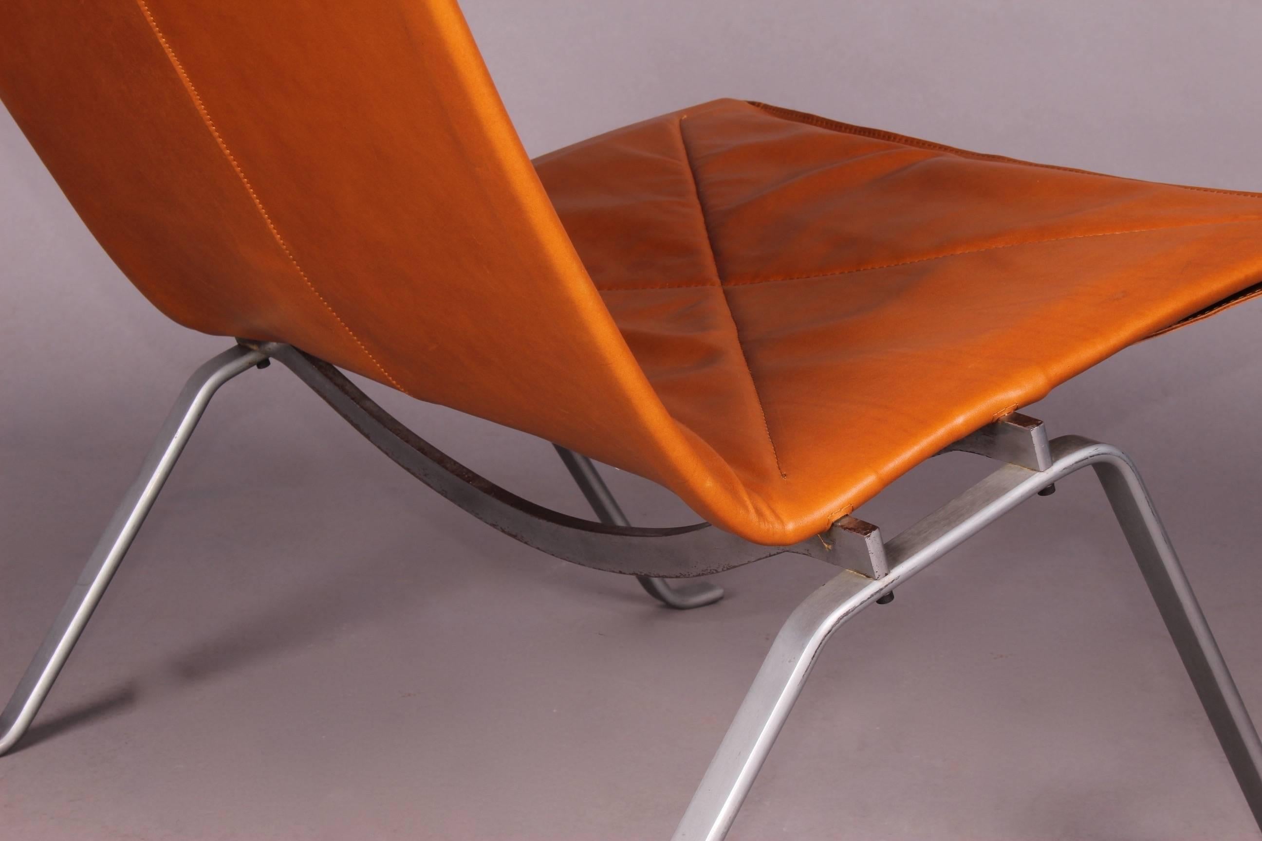 Steel Lounge Chair by Poul Kjaerholm Pk 22 ed Christensen