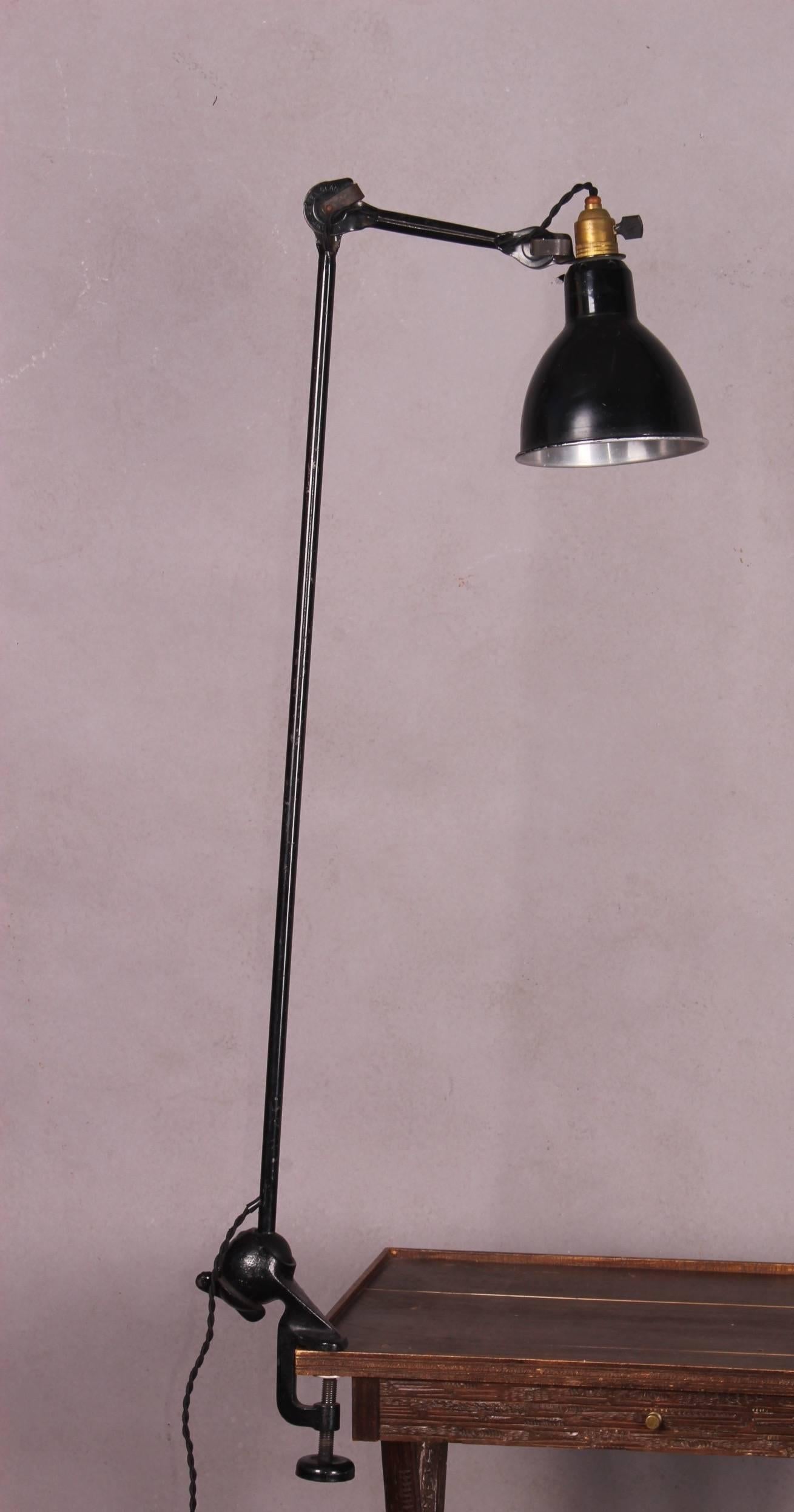 Lampe Gras table lamp, circa 1930.