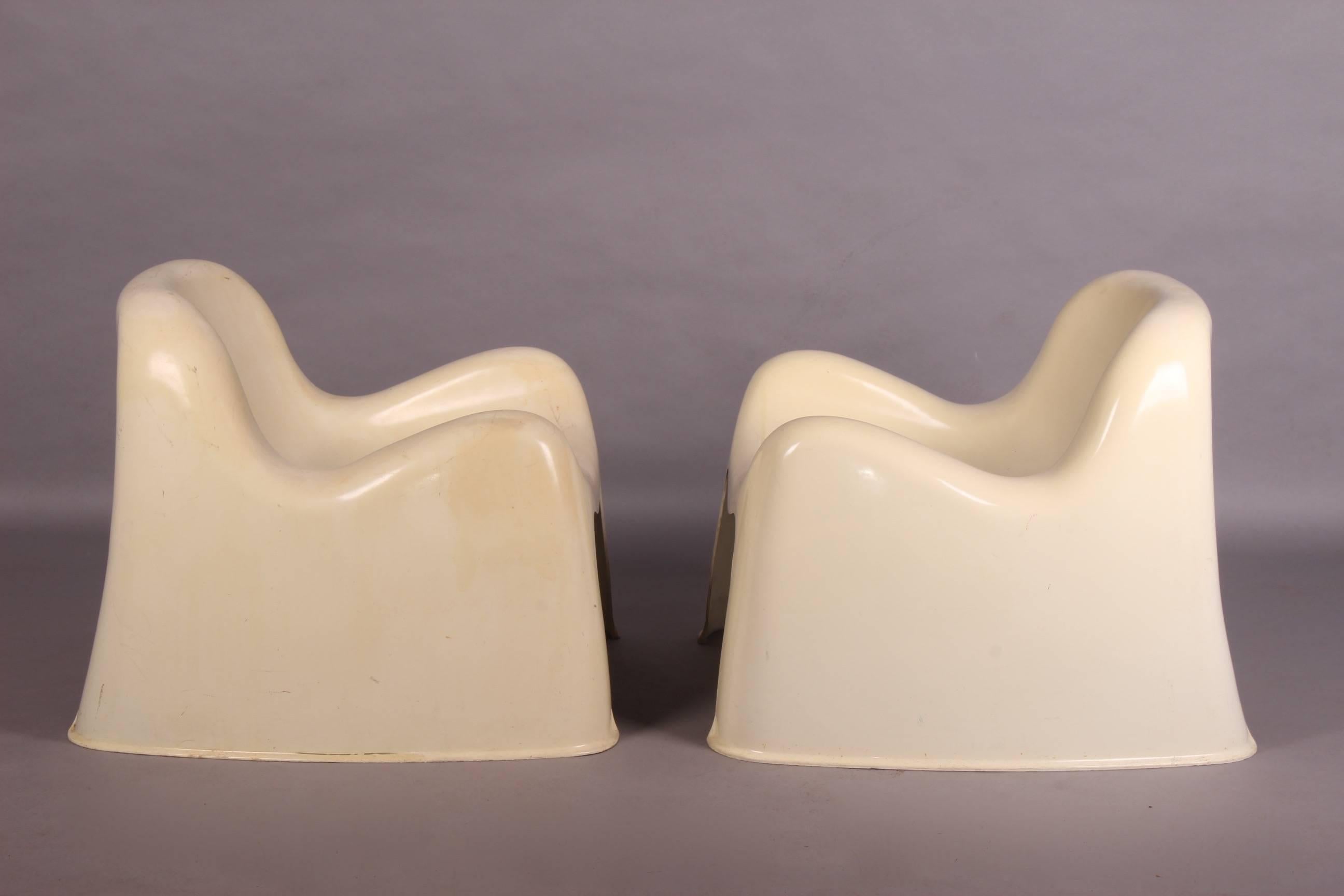 Italian Pair of Toga Chair by Sergio Mazza for Artemide