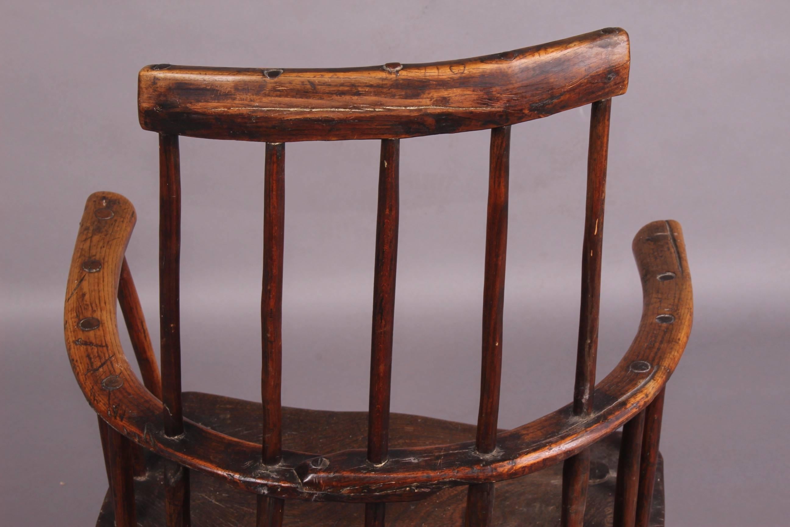 English country Windsor armchair.