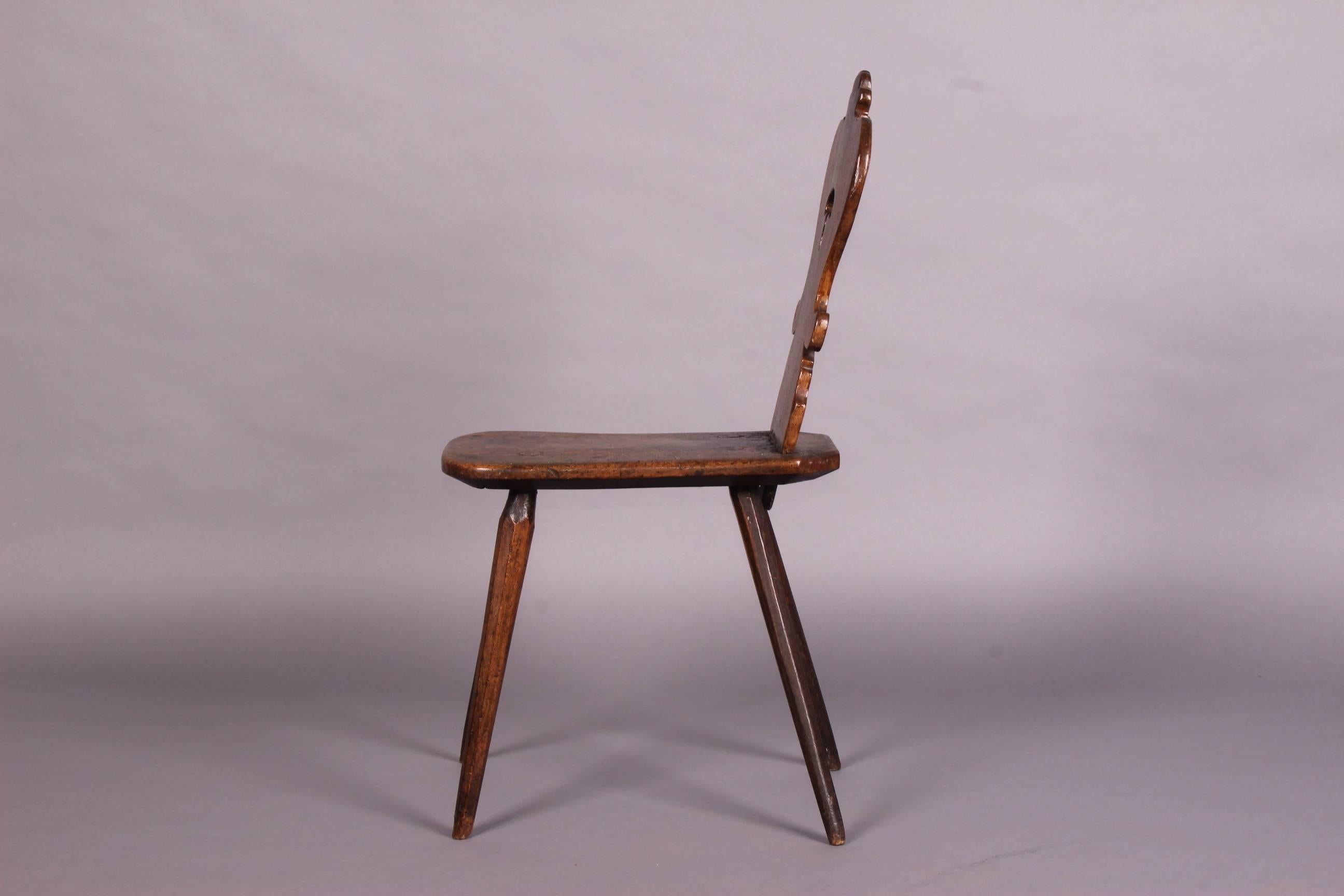 Late 19th Century Swiss Alp Chair