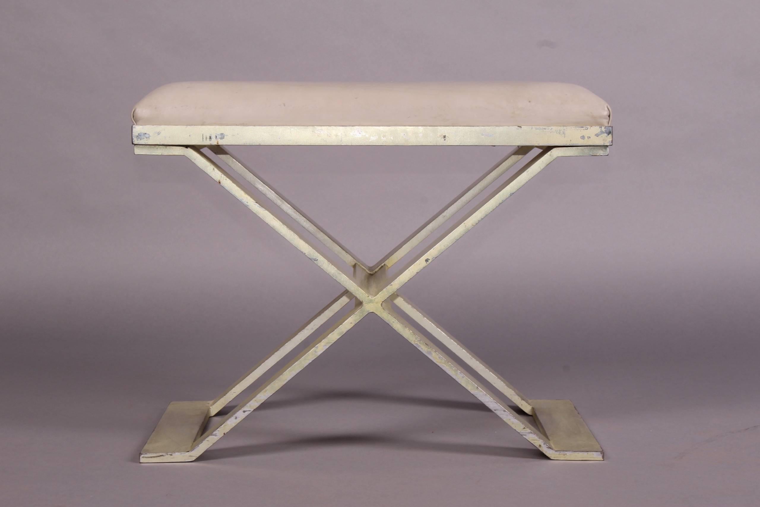 Metal Neoclassic Stool In Good Condition In grand Lancy, CH