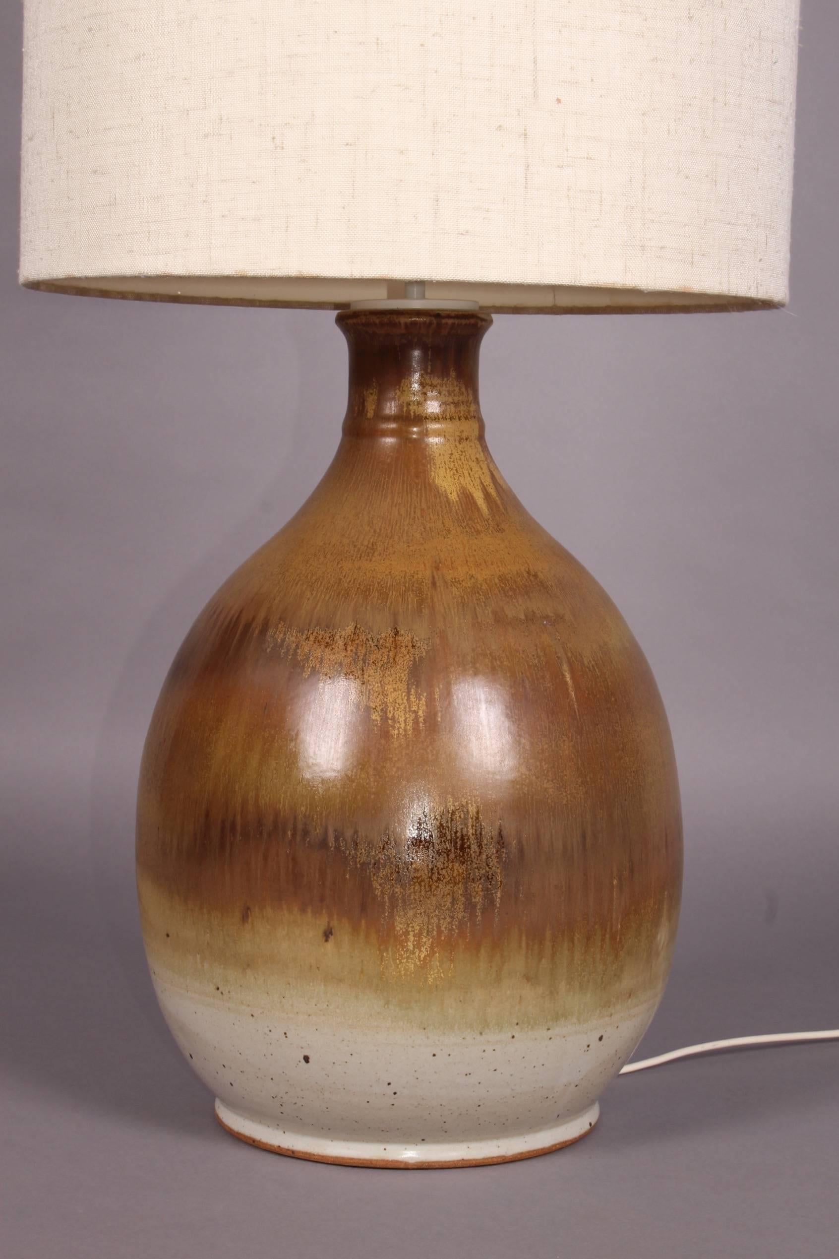Big Ceramic Lamp In Excellent Condition In grand Lancy, CH