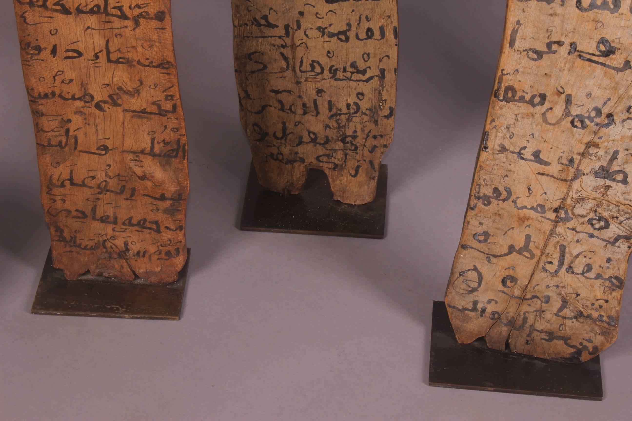 Mid-20th Century Set of Five 20th Century Ethiopian Writing Board
