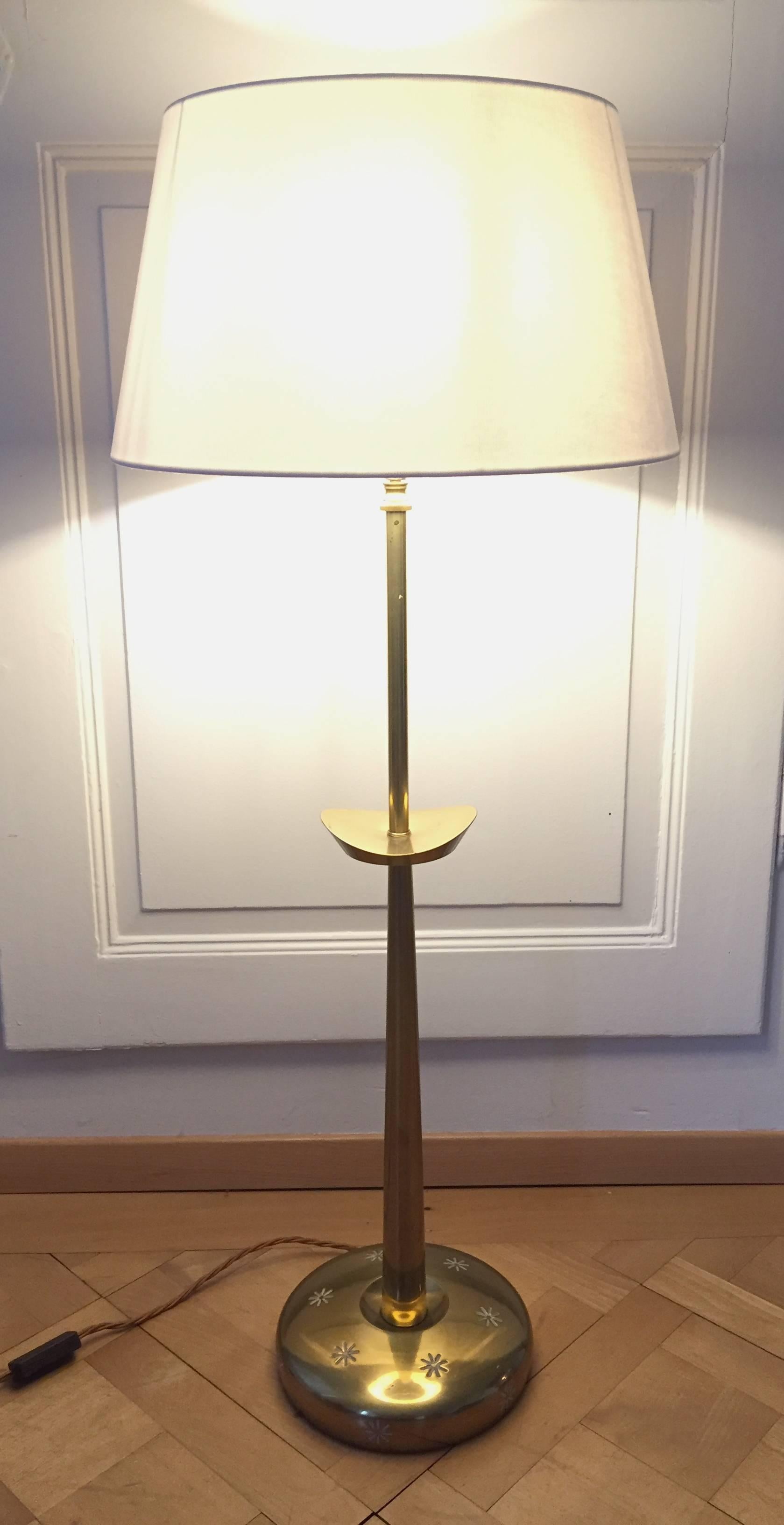 Pair of Brass Lamps by Tommi Parzinger, USA, 1960s In Good Condition For Sale In Zurich, CH