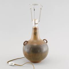 Ceramic Table Lamp by Funnar Nylund, Sweden, 1950s
