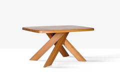 Oval Dining Table by Pierre Chapo, France, Late 1970s