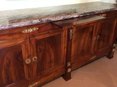 French First Empire Sideboard with Original Marble Top