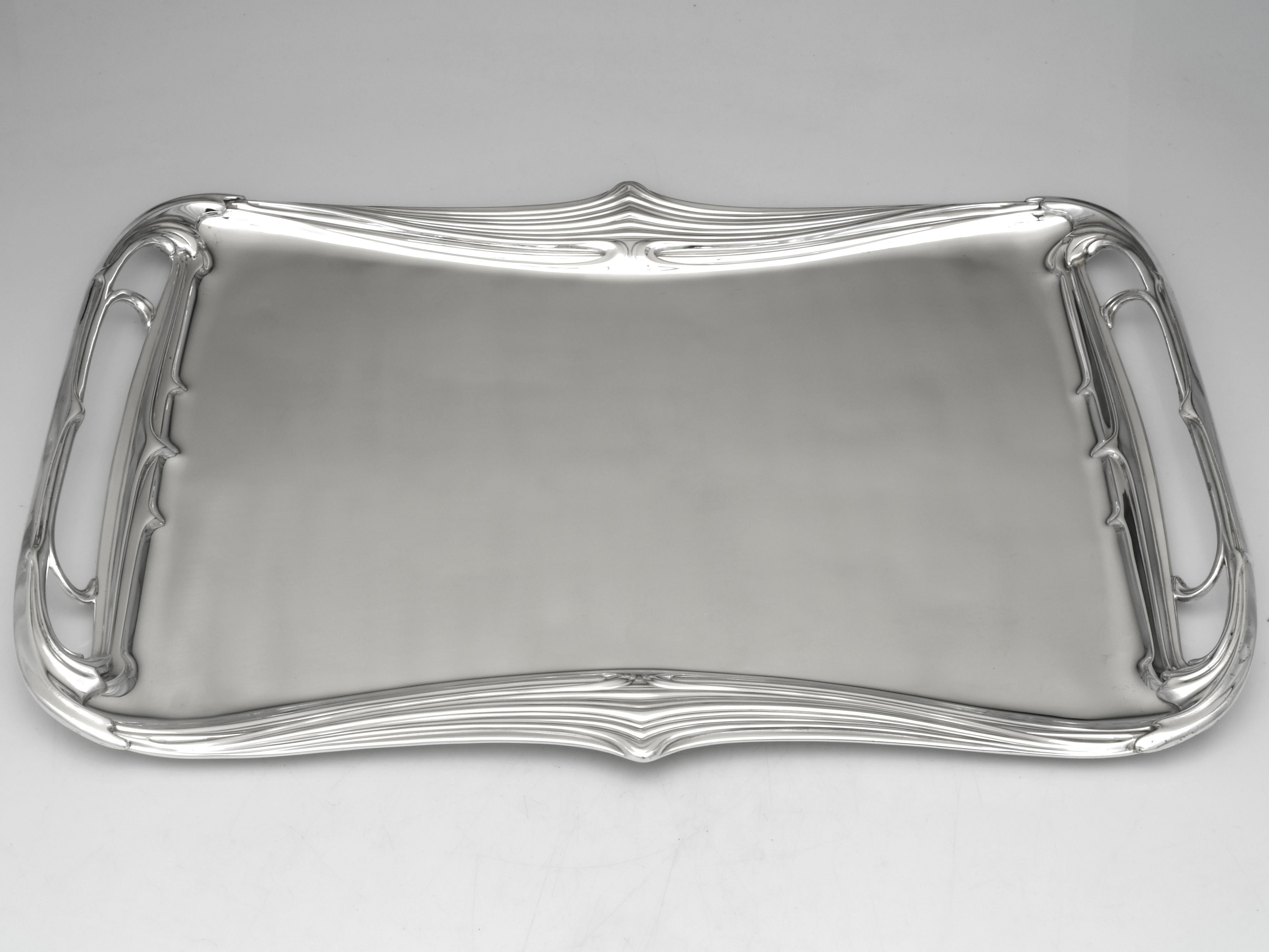 Plaqué argent Service à thé 5 pièces en métal argenté WMF en vente