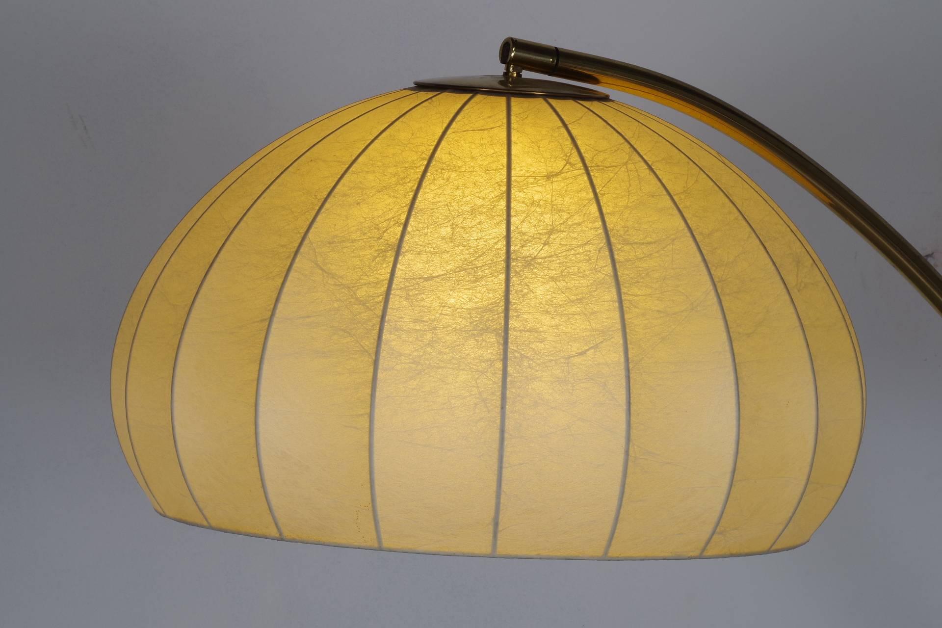 German Giant Floor Bow Lamp by Hustadt For Sale