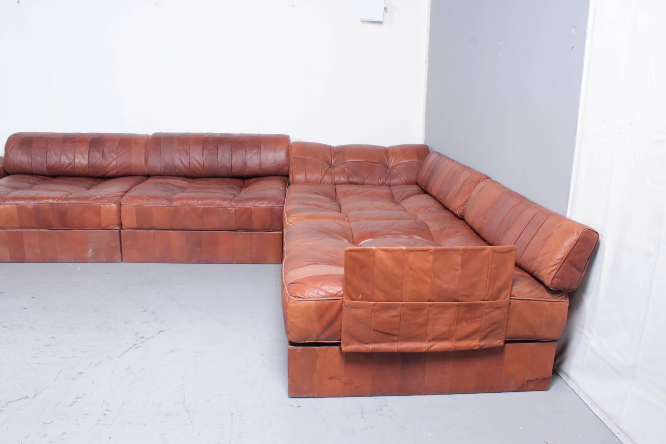 Swiss Excellent De Sede DS88 in Cognac Leather For Sale