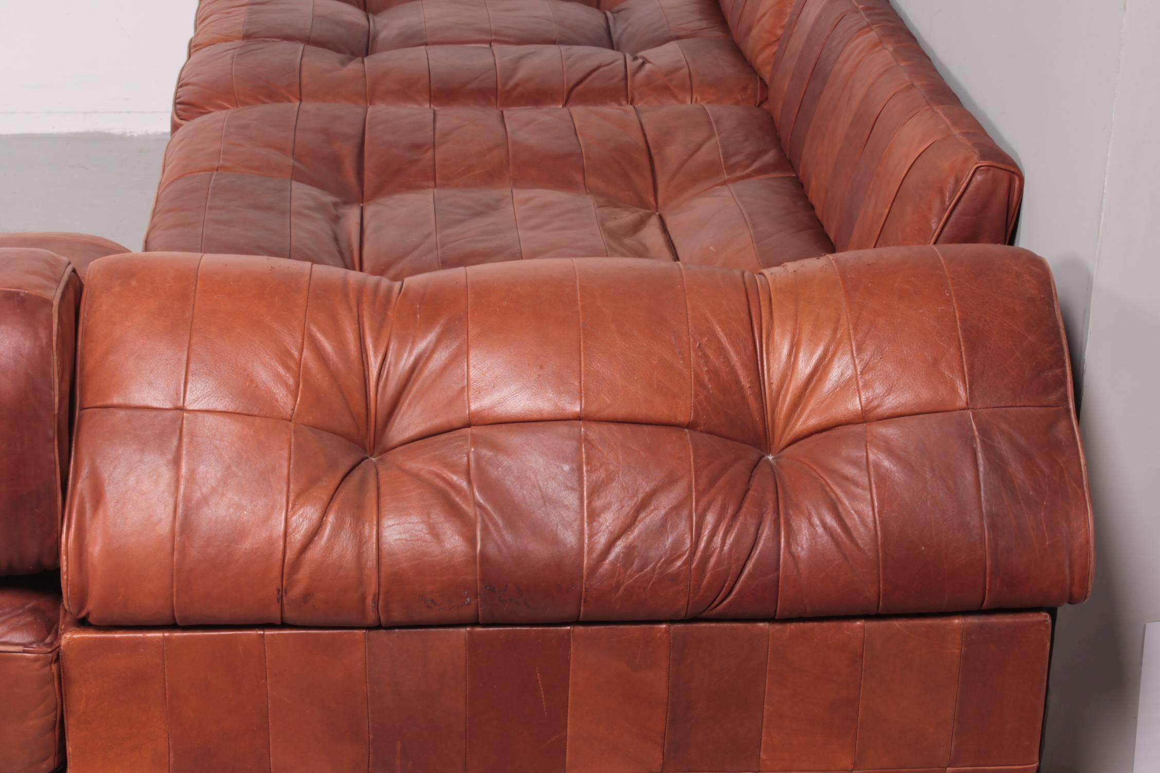 Excellent De Sede DS88 in Cognac Leather For Sale 1