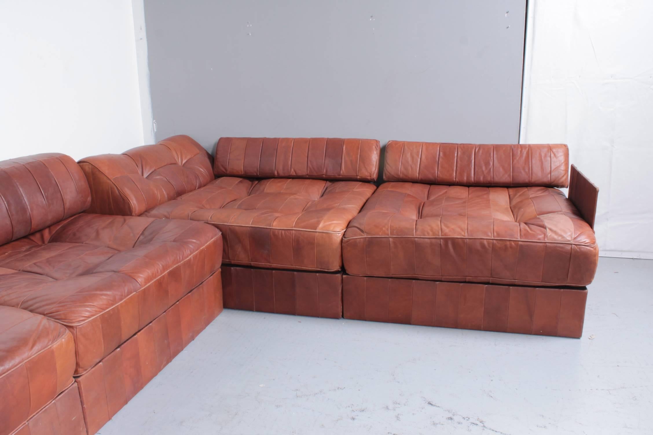 Excellent De Sede DS88 in Cognac Leather For Sale 2