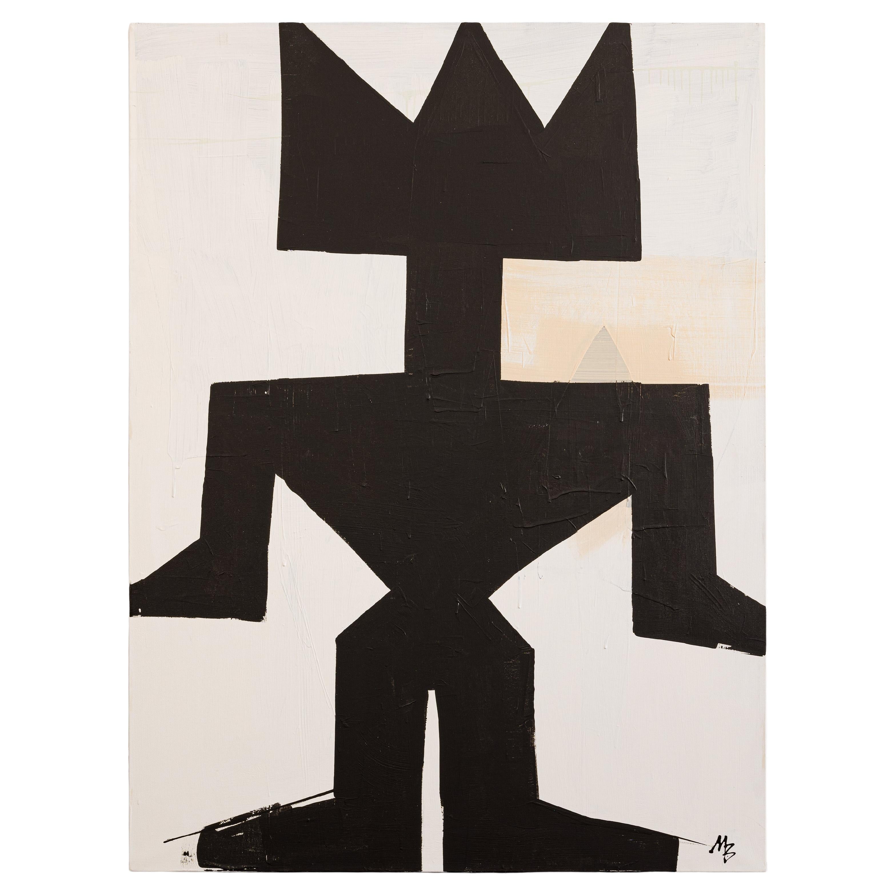 "My Bodyguard" Acrylic on Canvas by Malene Birger 2023 For Sale