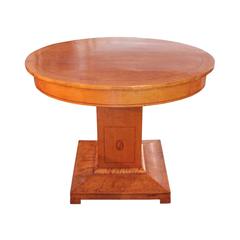 Swedish Jugendstil Period Oval Center Table