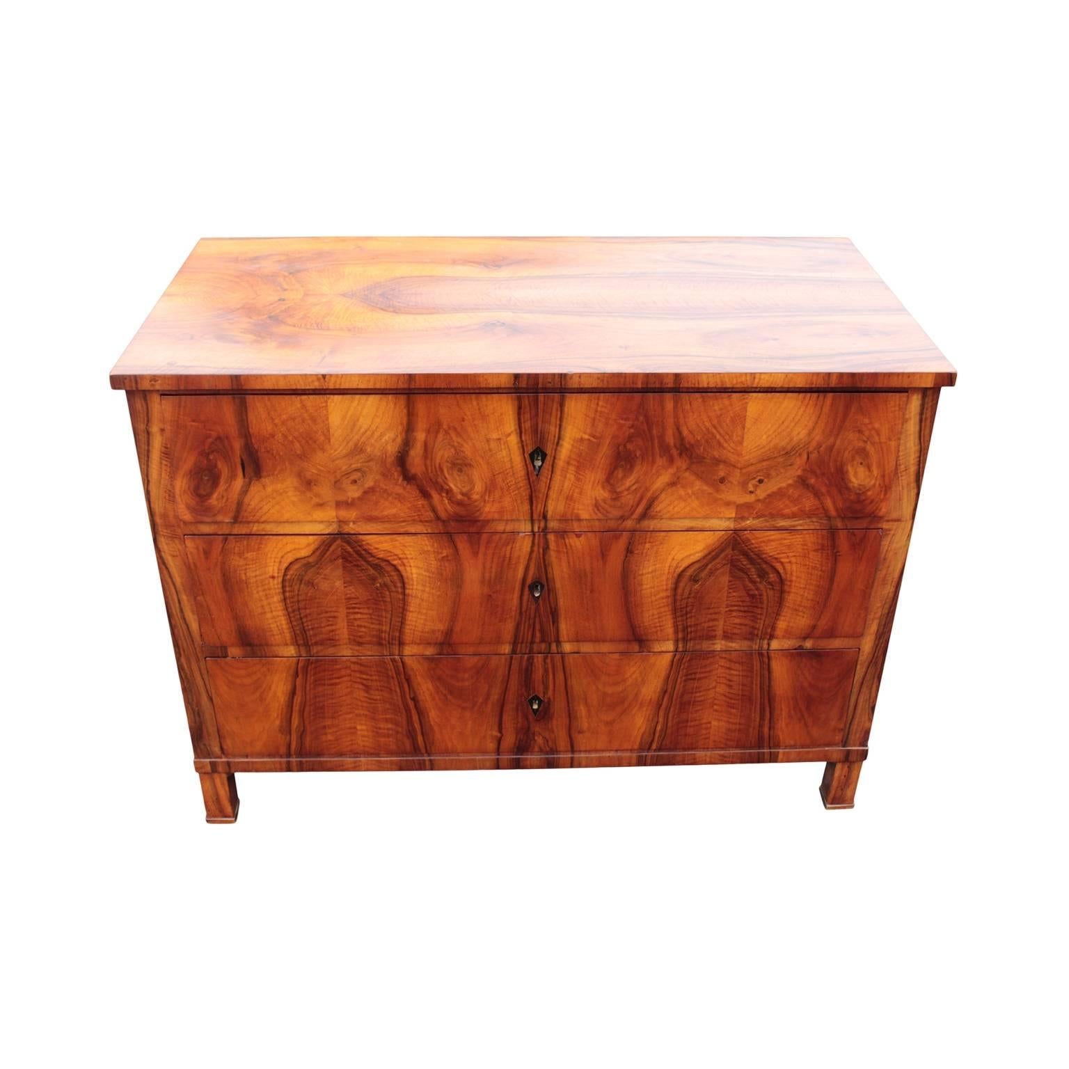 German Biedermeier Period Chest of Drawers In Excellent Condition In Hudson, NY