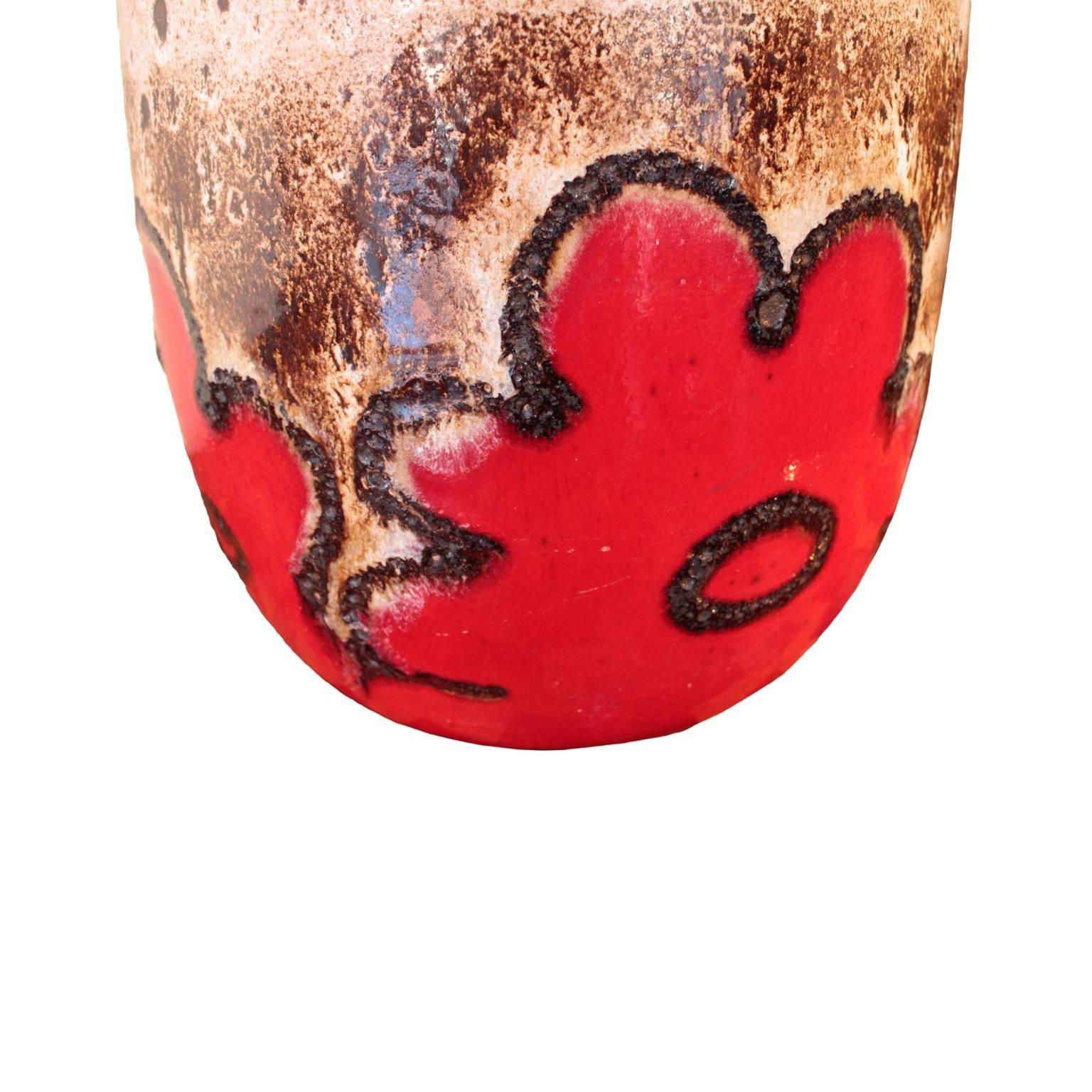 Mid-Century Modern Large German 1950s Vase For Sale