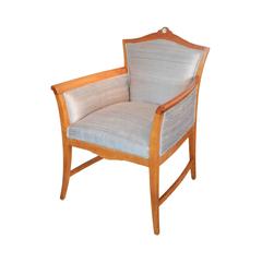 Pair of Swedish Jugendstil Period Tub Chairs