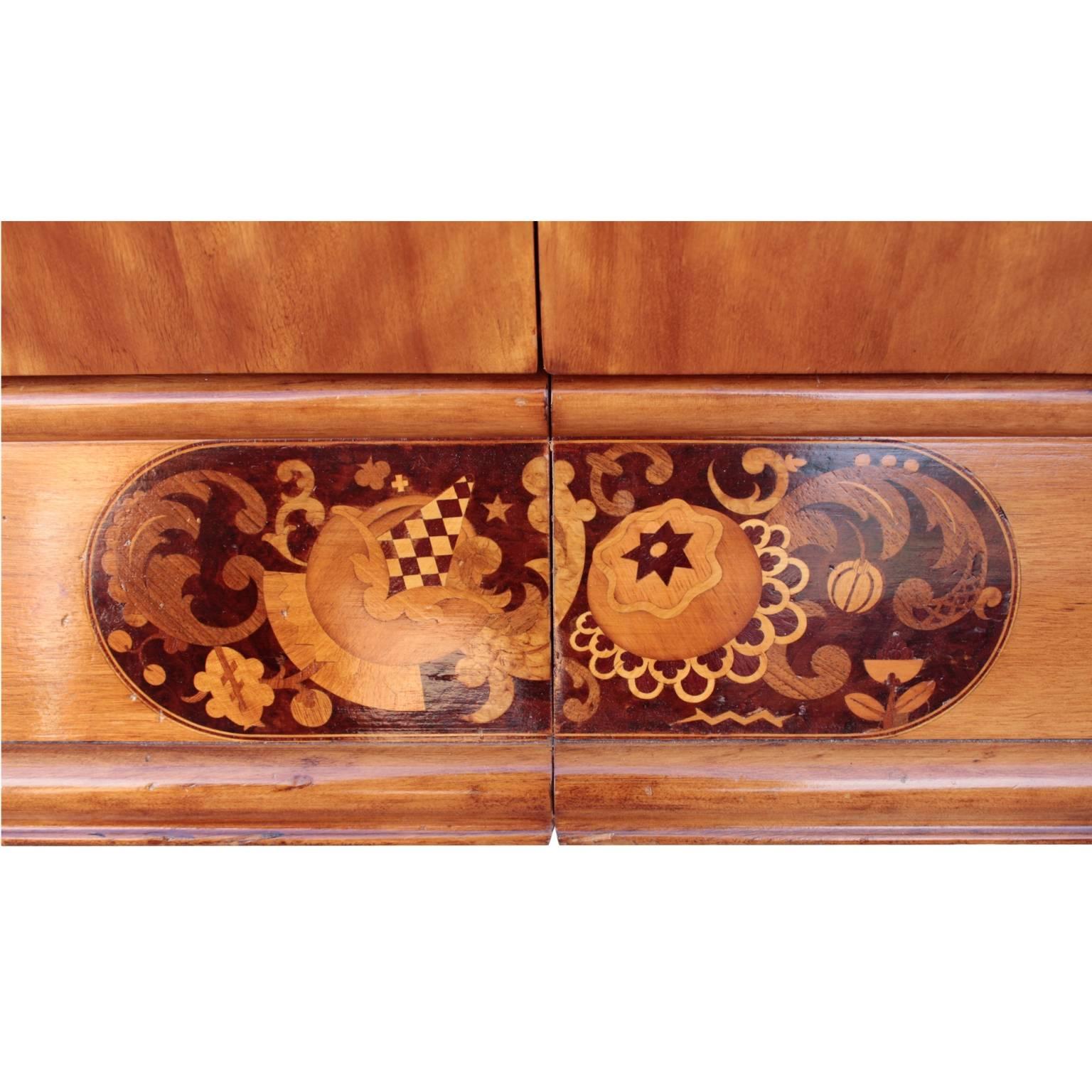 Ash Swedish Art Deco Period Cabinet For Sale
