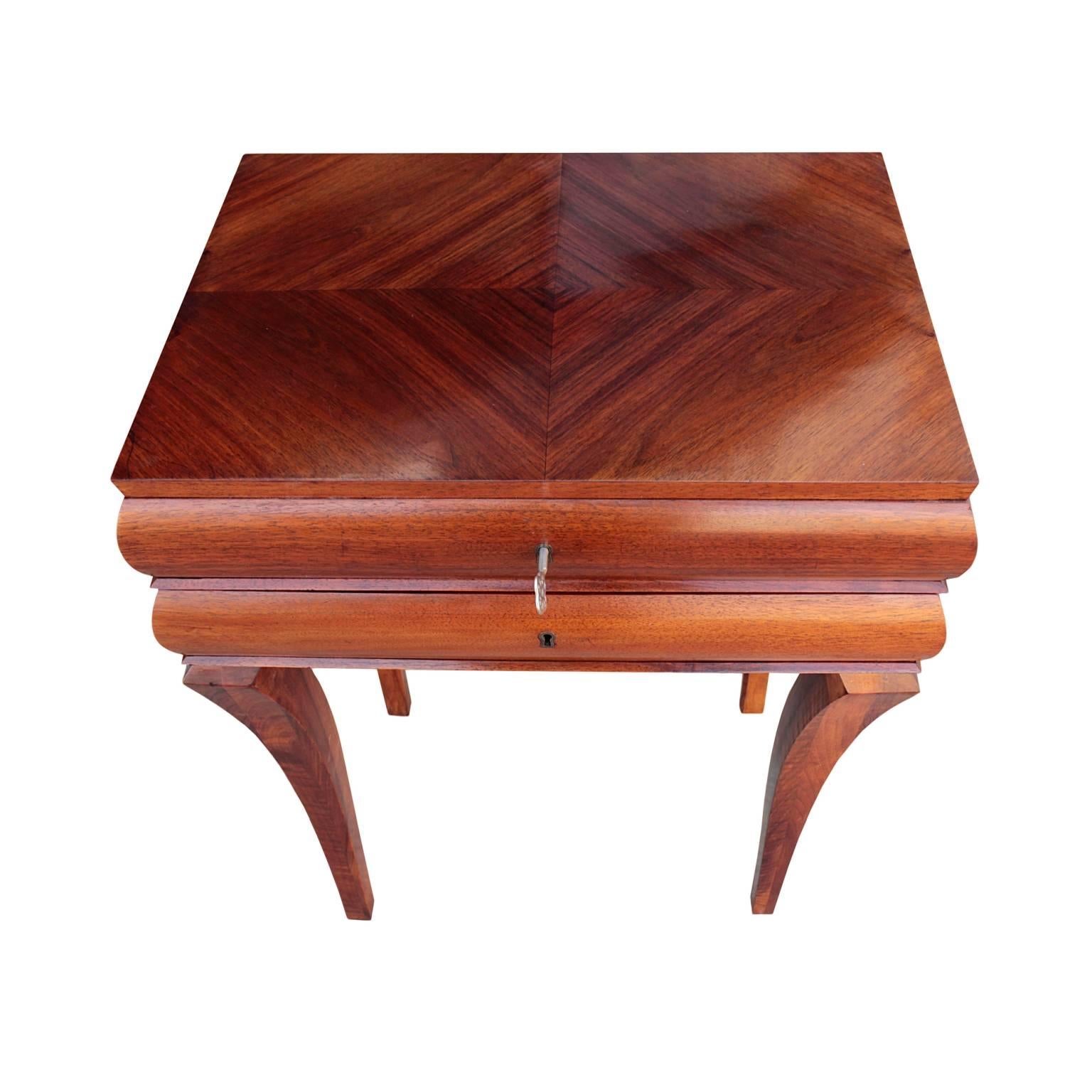German Art Deco Period Rectangular Side Table  For Sale 2