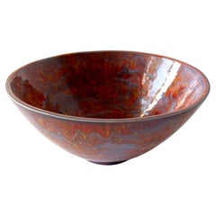 Vintage William Polia Pillin California Studio Colorful Ceramic Bowl