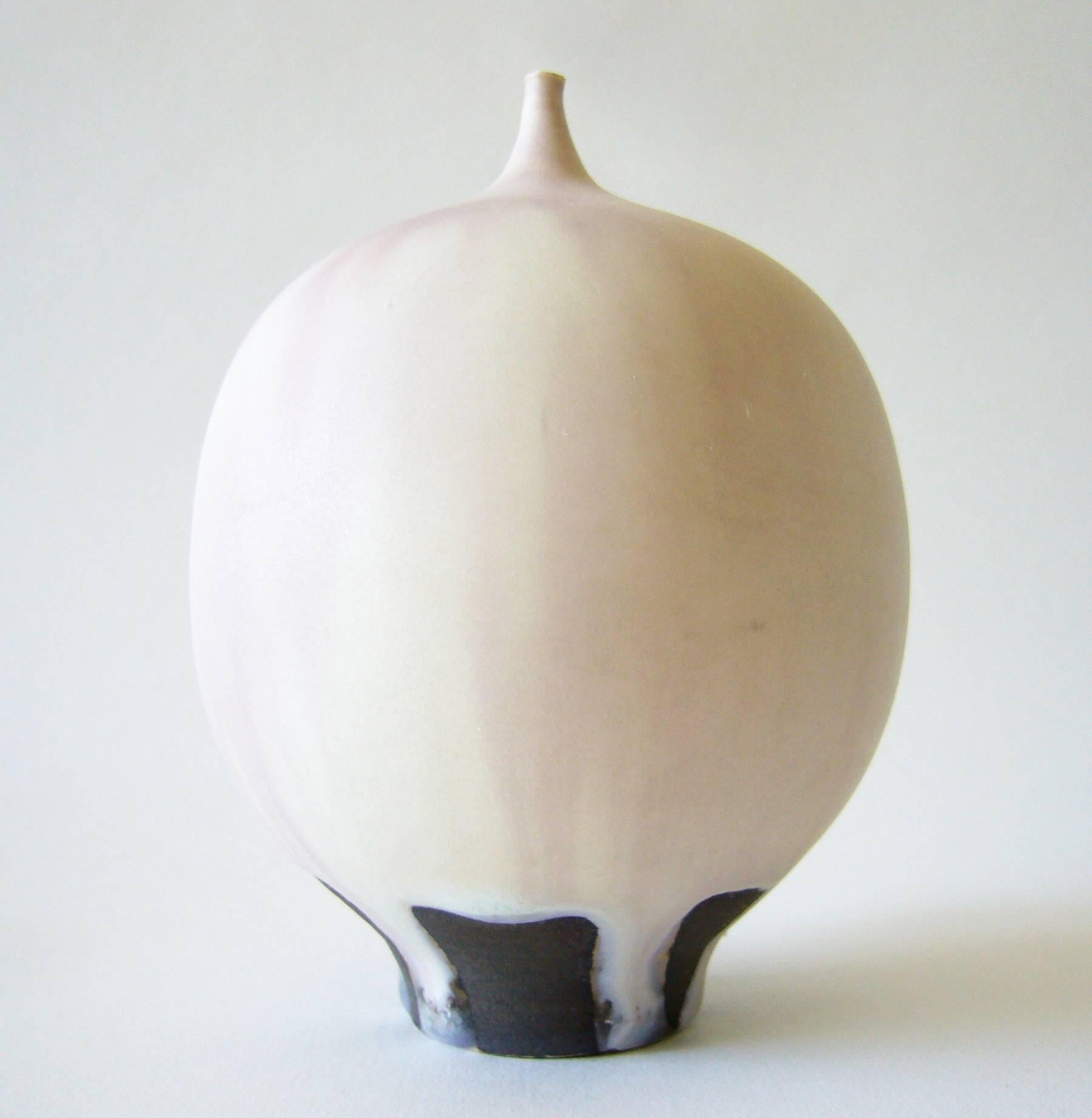 Mid-Century Modern Rose Cabat Stoneware Ceramic 