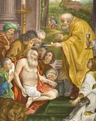 19th Century Roman Micromosaic after Domenichino's Saint Jerome