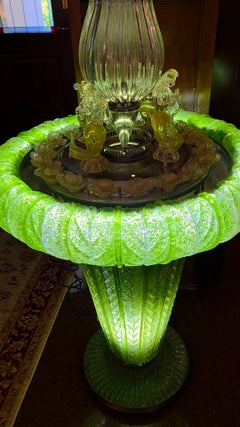 Grande fontaine lumineuse en verre de Murano, Italie, style Mid-Century Modern, années 1950