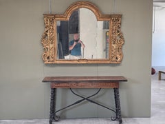 Carved and gilded wooden mantelpiece – Northern Italy, late 17th / early 18th century