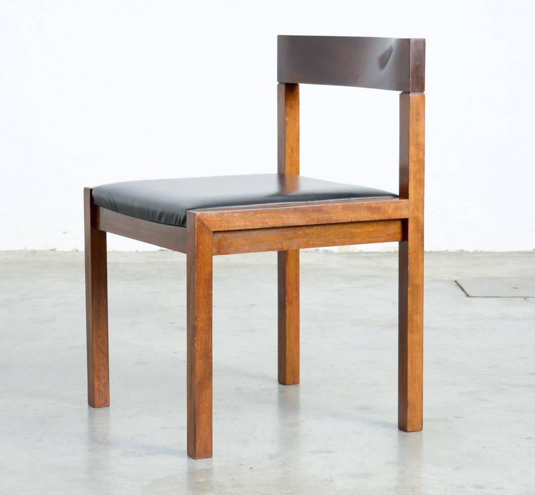 Rosewood Set of Eight Dining Chairs by Alfred Hendrickx for Belform