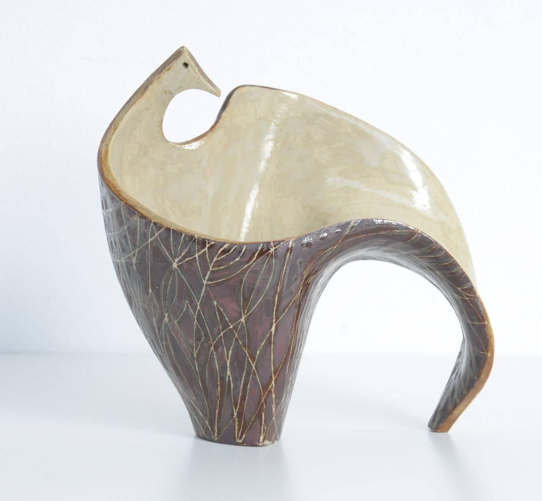 French Ceramic Bird Vase 1