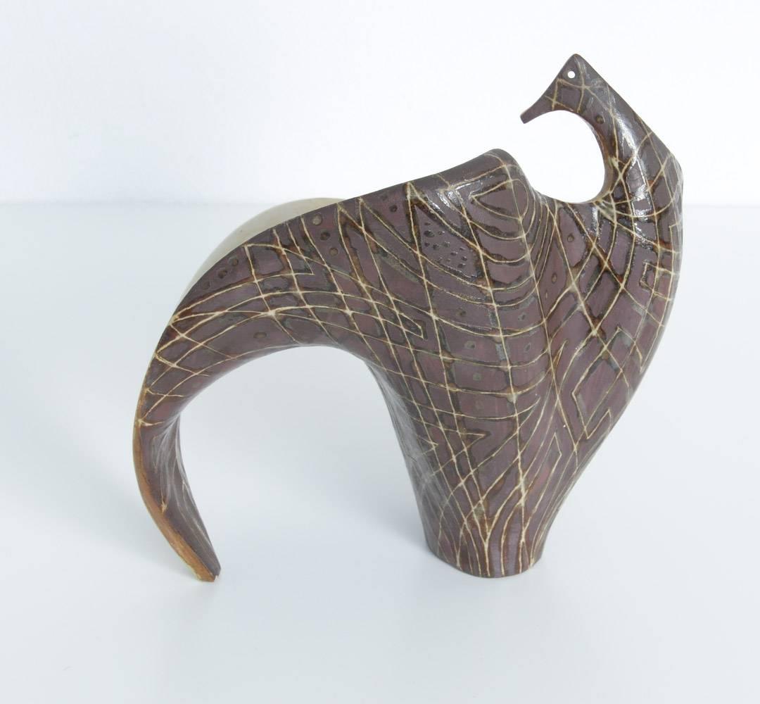 French Ceramic Bird Vase 3
