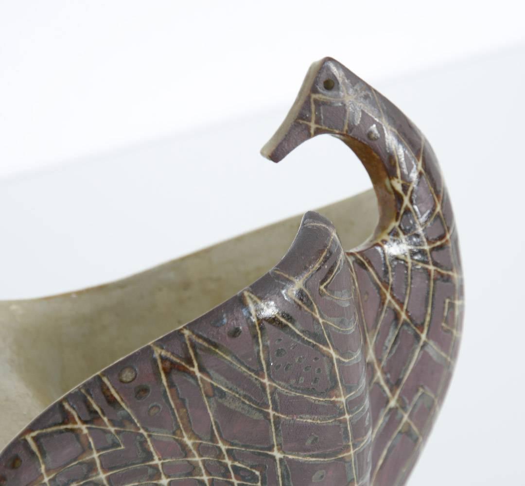 French Ceramic Bird Vase 4