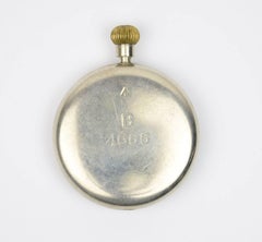 Nickel Cased Rolex British Military Pocket Watch