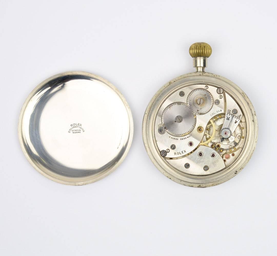 rolex military pocket watch