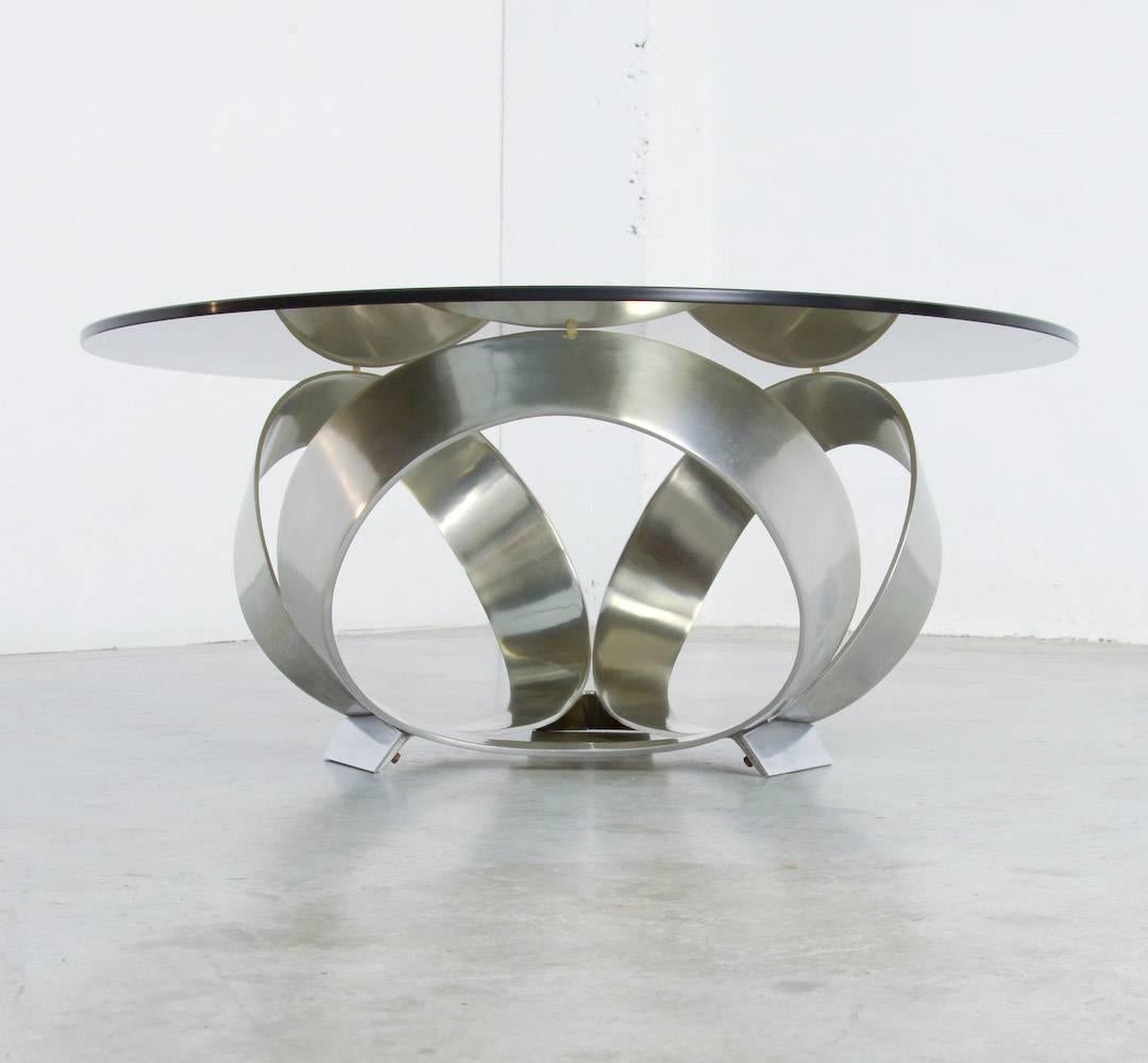 Diamond Coffee Table by Knut Hesterberg for Ronald Schmitt In Good Condition In Vlimmeren, BE