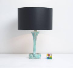 Elegant Oxidized Copper Table Lamp