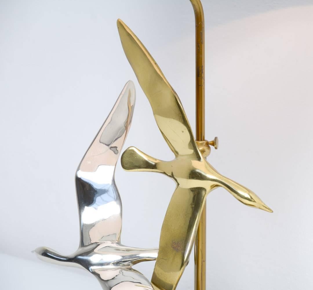 bird lamp gold