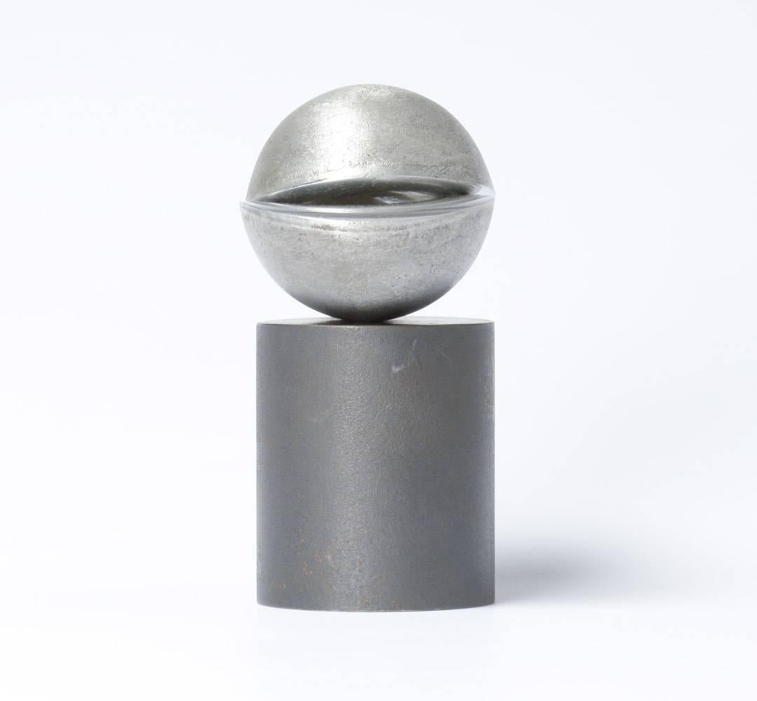 Modern Abstract Geometric Metal Sculpture by Ludwig Dinnendahl