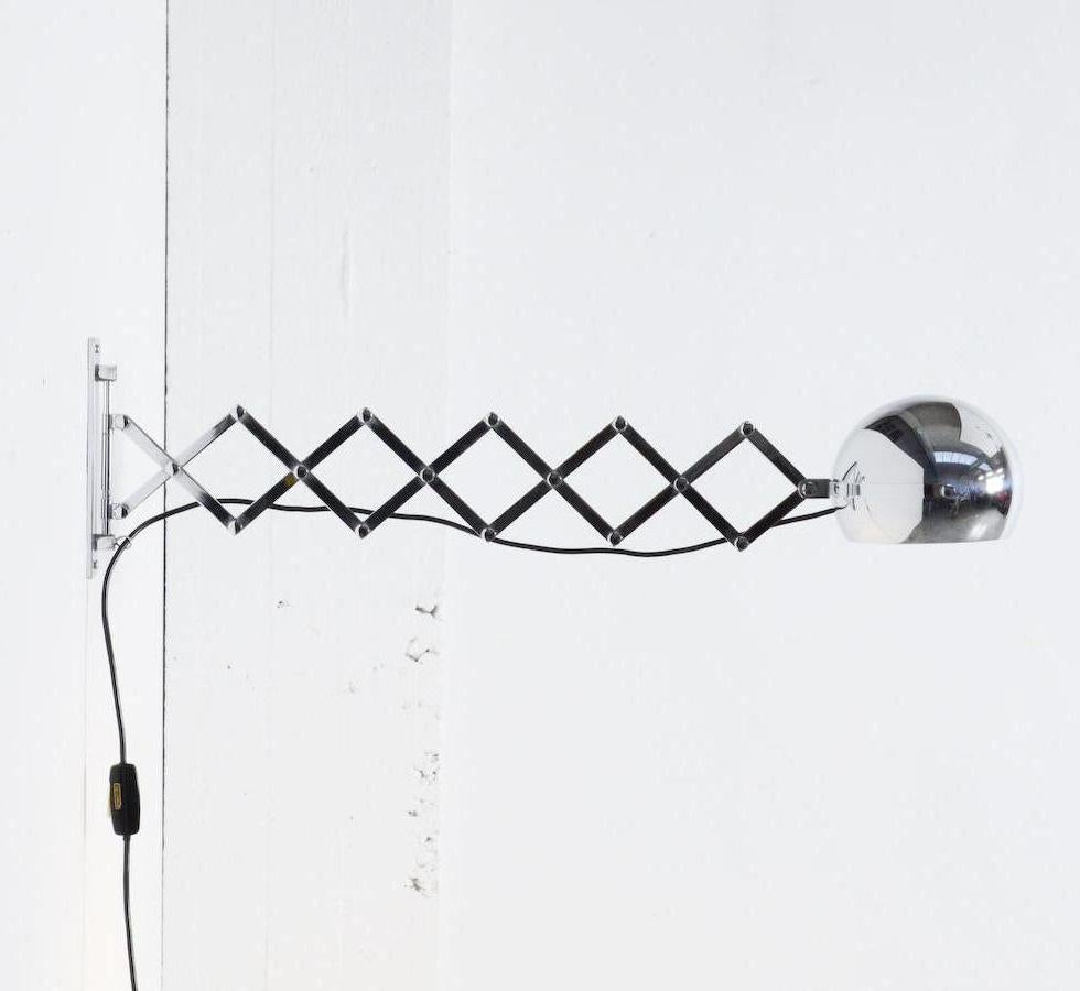 German Wall Lamp Scherenlampe by Ingo Maurer for Design M